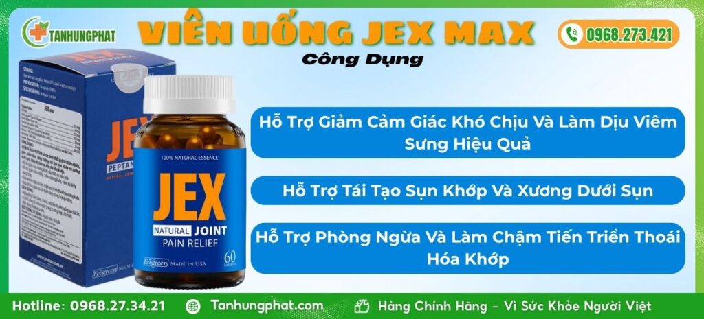 Công Dụng Viên Uống Jex Max