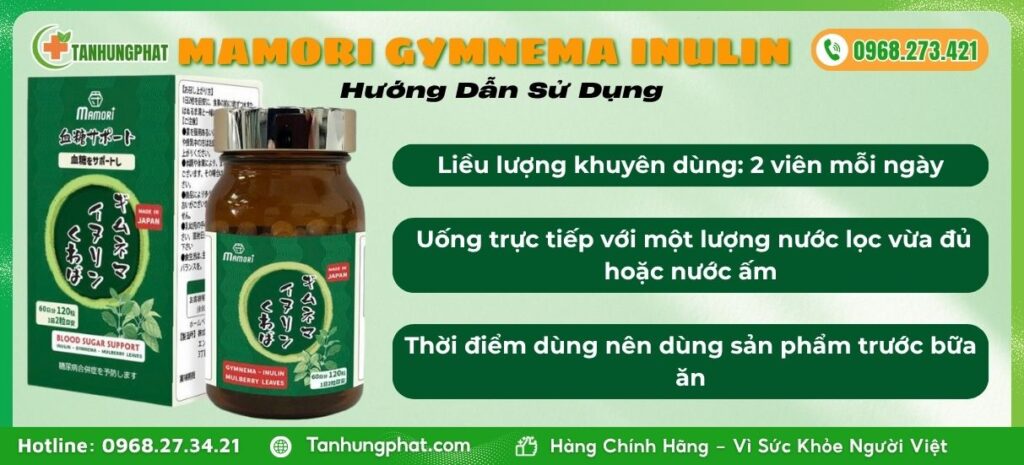 Hướng Dẫn Sử Dụng Mamori Gymnema Inulin