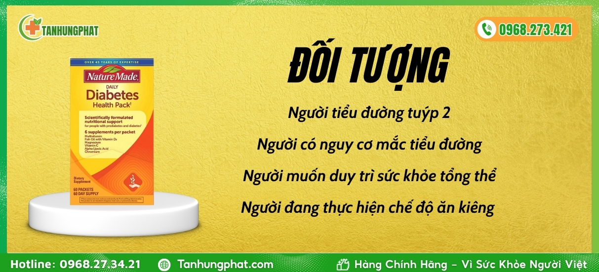 doi tuong Nature Made Diabetes Health Pack