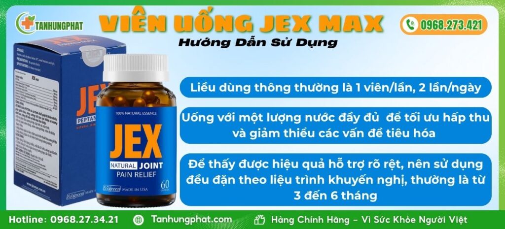 Hướng Dẫn Sử Dụng Viên Uống Jex Max