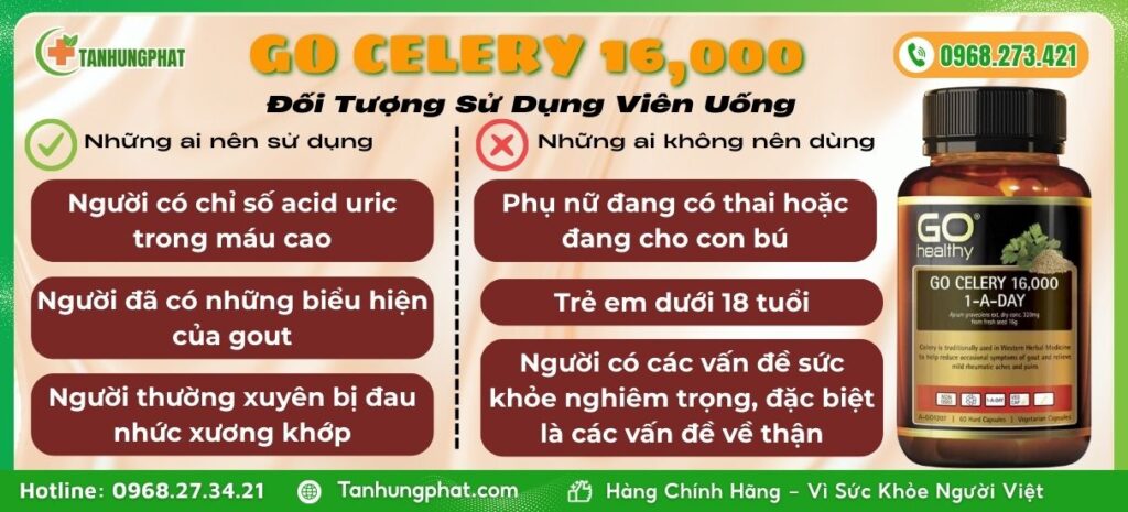 Đối Tượng Sử Dụng Go Celery 16,000 Go Healthy New Zealand