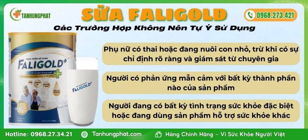 Các Trường Hợp Không Nên Tự Ý Sử Dụng Sữa Faligold