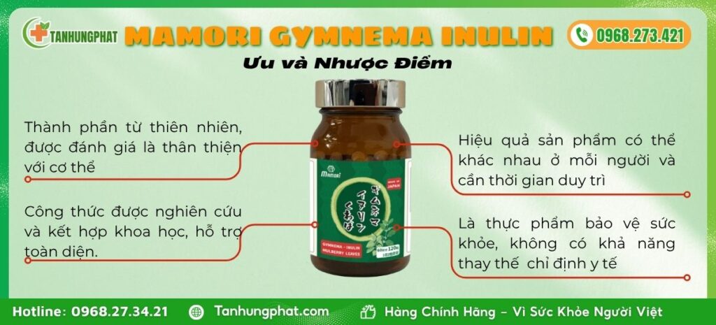 Ưu và Nhược Điểm Khi Dùng Mamori Gymnema Inulin