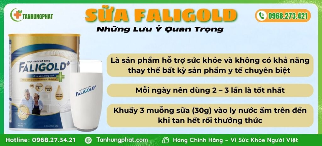 Những Lưu Ý Quan Trọng Sữa Faligold