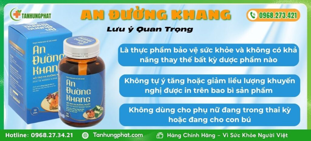 Lưu ý Quan Trọng Khi Sử Dụng An Đường Khang