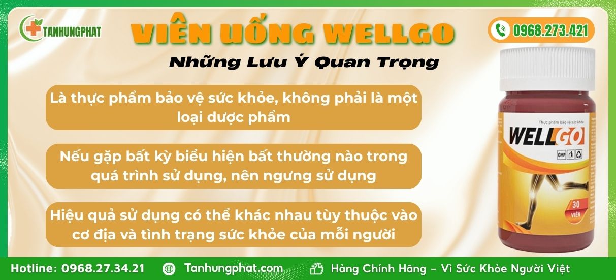 Những Lưu Ý Quan Trọng Khi Dùng Viên Uống Wellgo