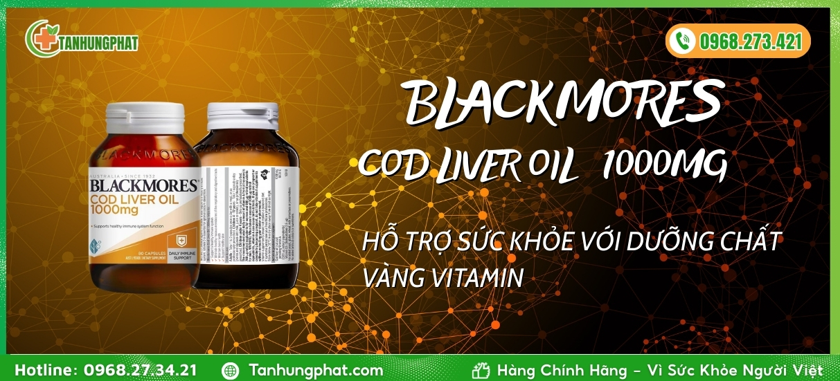 Blackmores Cod Liver Oil 1000mg
