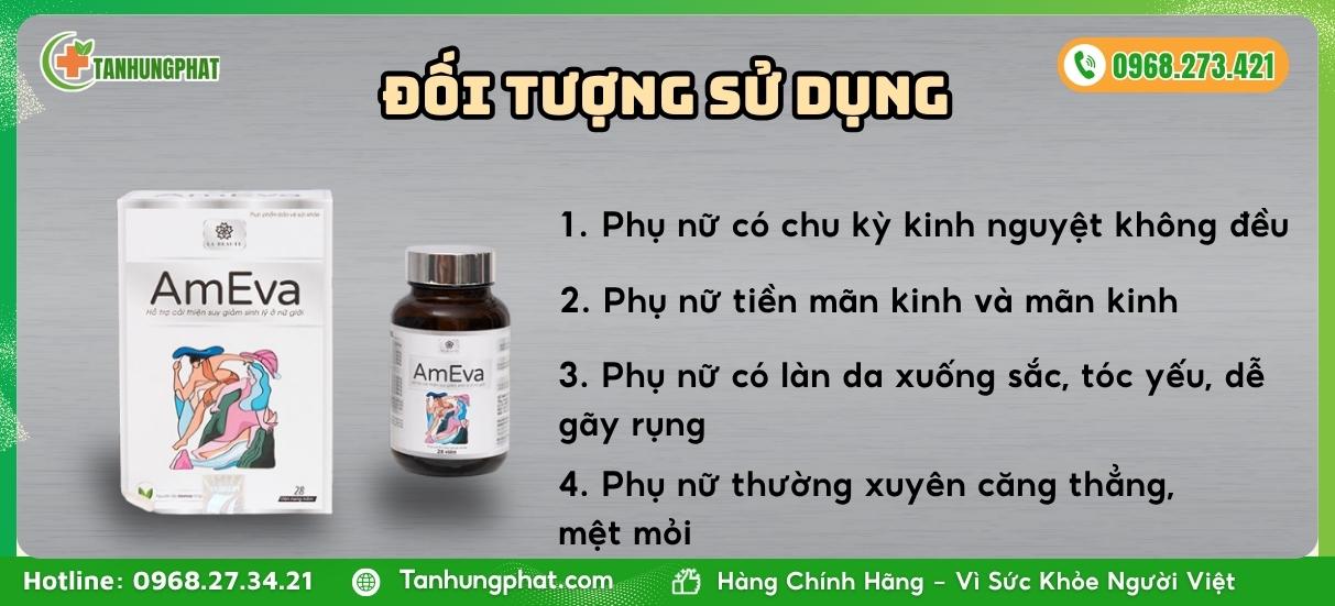Đối tượng sử dụng AmEva
