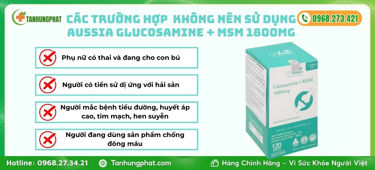 Aussia Glucosamine + MSM 1800mg