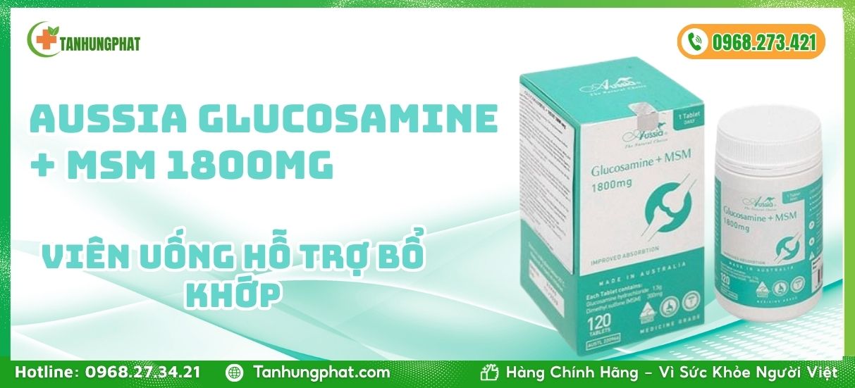Aussia Glucosamine + MSM 1800mg