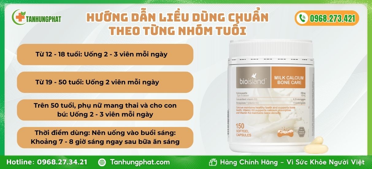 Bio Island Milk Calcium Bone Care