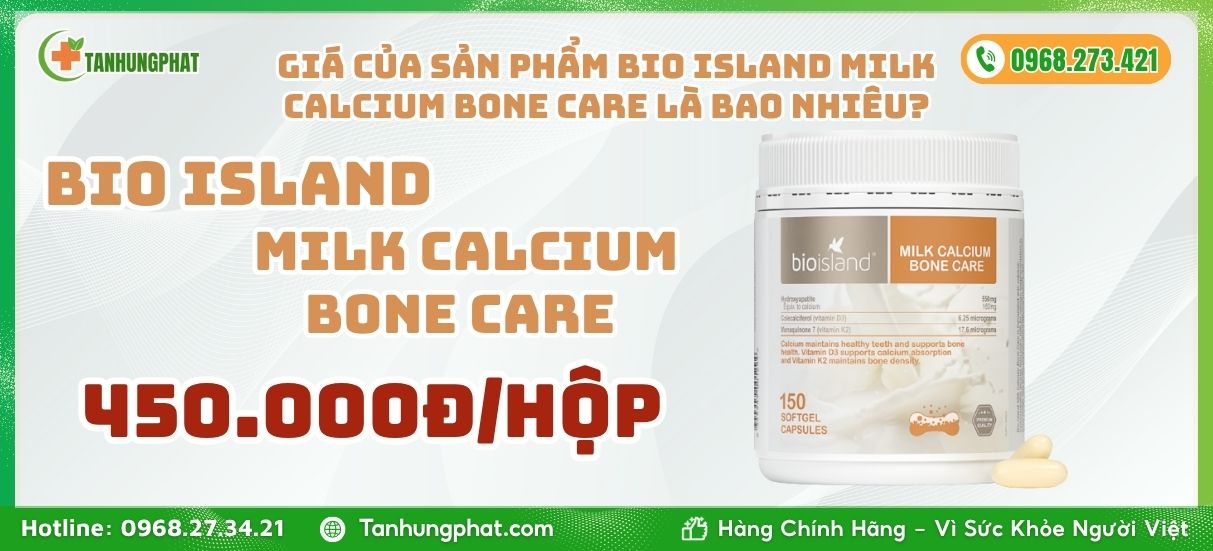 Bio Island Milk Calcium Bone Care