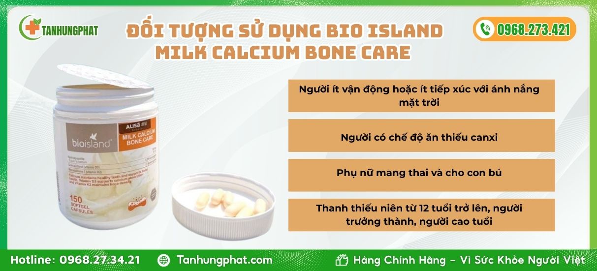 Bio Island Milk Calcium Bone Care