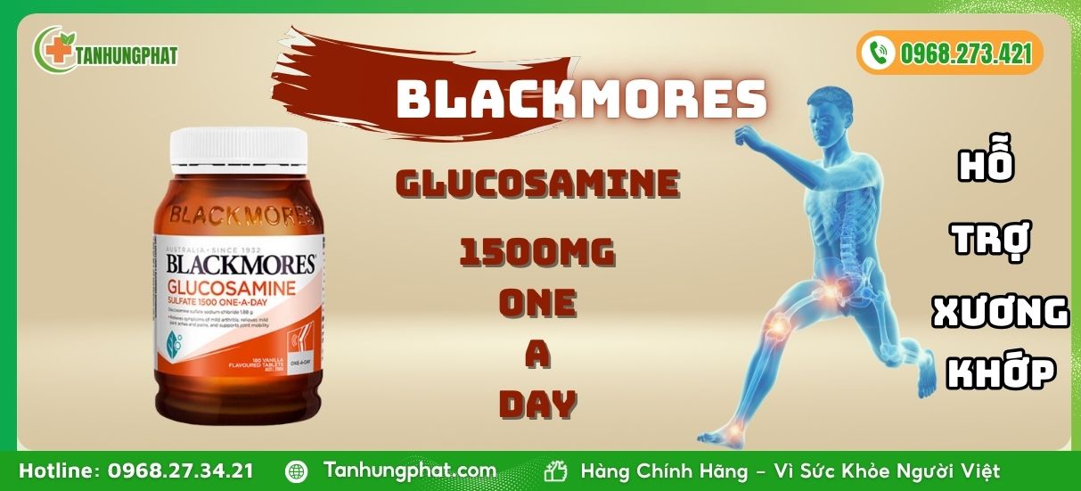 Hỗ Trợ Xương Khớp - Blackmores Glucosamine 1500mg One-A-Day Từ Úc