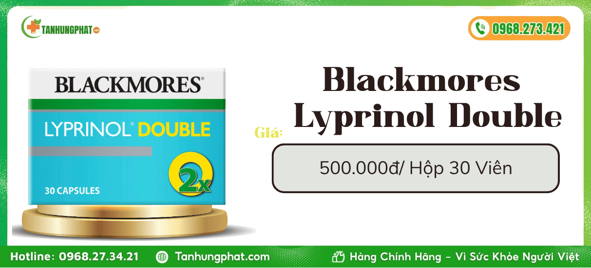 Blackmores Lyprinol Double Giá Bao Nhiêu