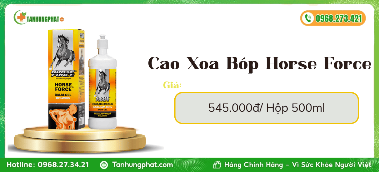 Cao Xoa Bóp Horse Force Giá Bao Nhiêu 