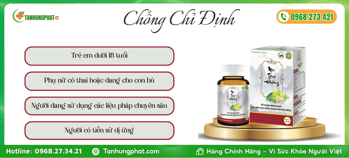 Chống Chỉ Định Viên Uống Mộc Tâm Đường