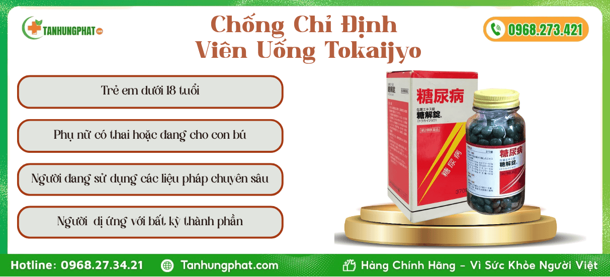 Chống Chỉ Định Viên Uống Tokaijyo