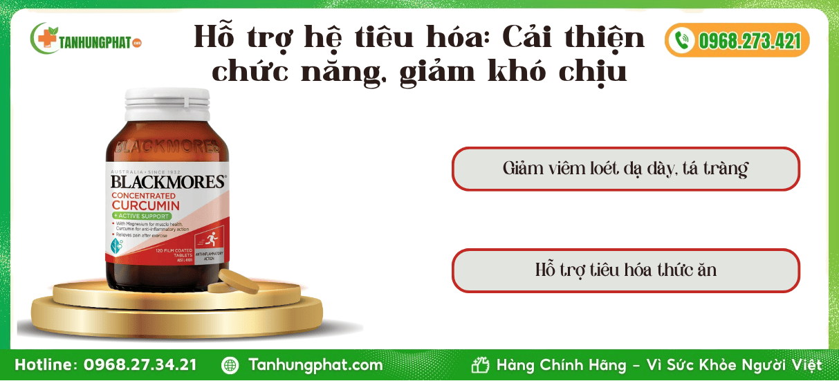 Công Dụng Blackmores Curcumin One-A-Day 2