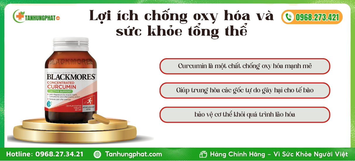 Công Dụng Blackmores Curcumin One-A-Day 3