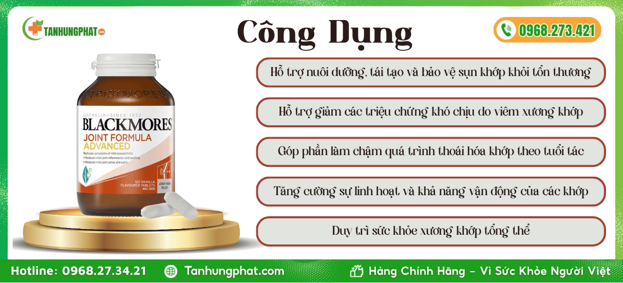 Công Dụng Blackmores Joint Formula Advanced