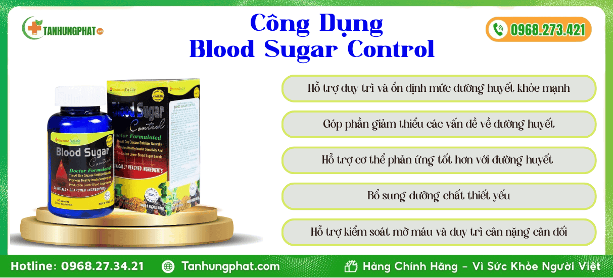 Công Dụng Blood Sugar Control