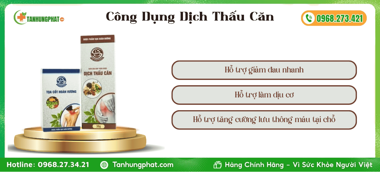 Công Dụng Dịch Thấu Căn