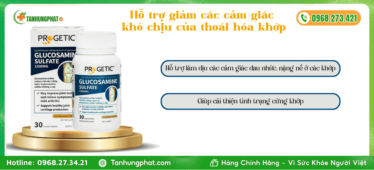 Công Dụng Progetic Glucosamine Sulfate 1500Mg 1