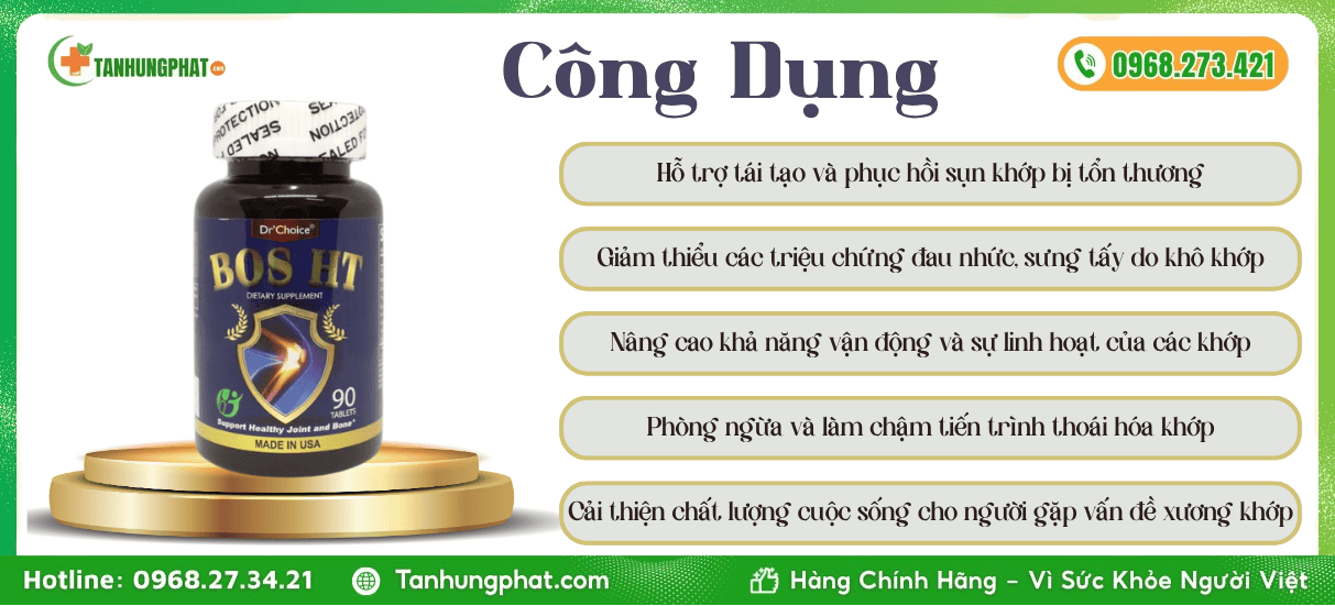 Công Dụng Viên Uống Bos HT 