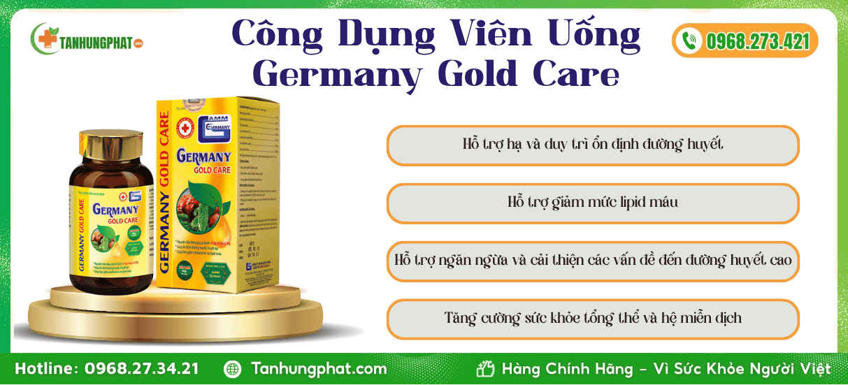 Công Dụng Viên Uống Germany Gold Care