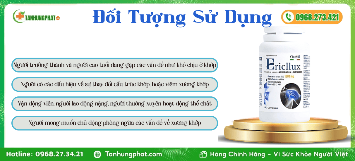 Đối Tượng Sử Dụng Ericllux Ocavill