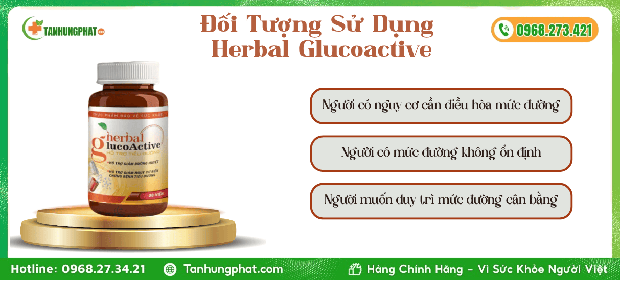 Đối Tượng Sử Dụng Herbal Glucoactive