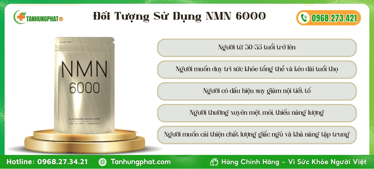 Đối Tượng Sử Dụng NMN 6000
