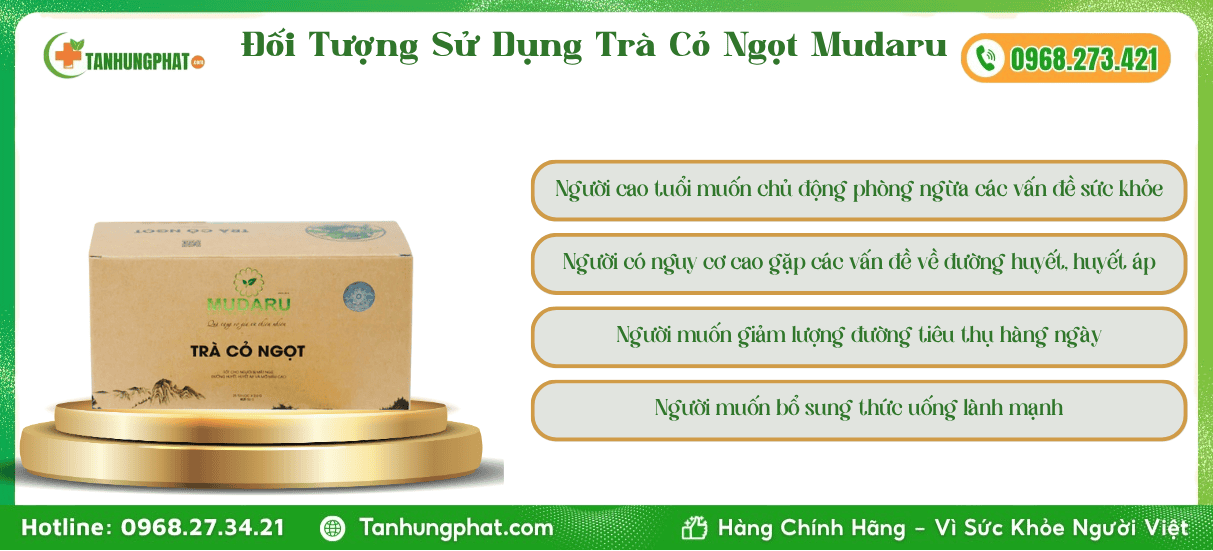 Đối Tượng Sử Dụng Trà Cỏ Ngọt Mudaru
