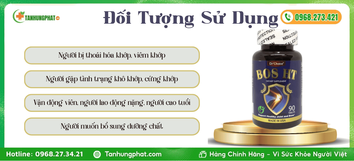 Đối Tượng Sử Dụng Viên Uống Bos HT 