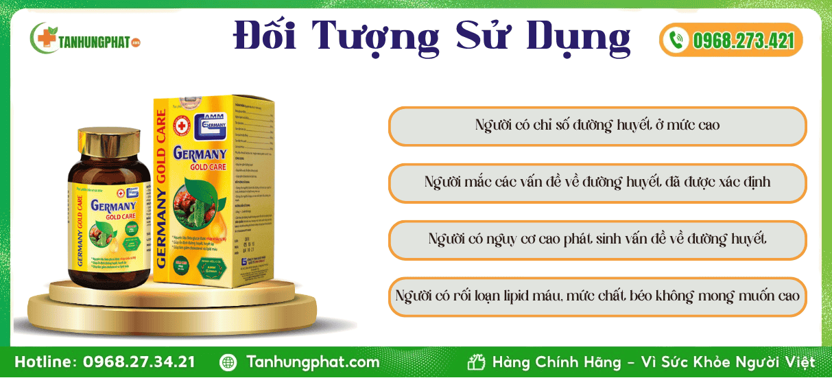 Đối Tượng Sử Dụng Viên Uống Germany Gold Care