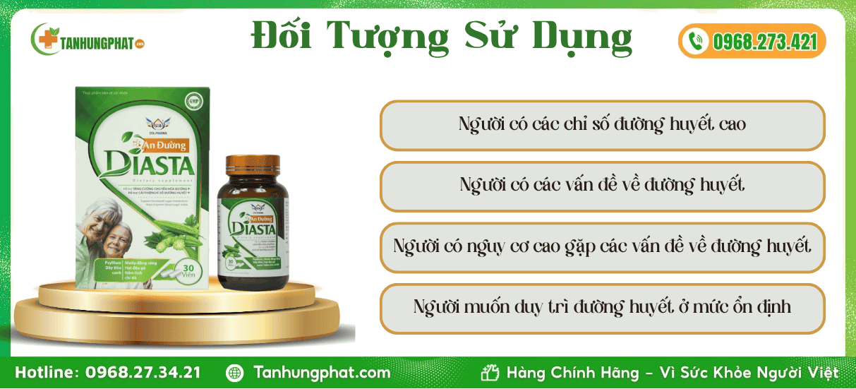 Đối Tượng Sử Dụng Viên uống An Đường Diasta