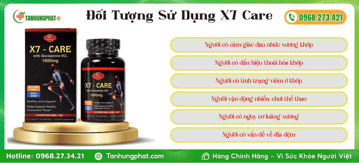 Đối Tượng Sử Dụng X7 Care