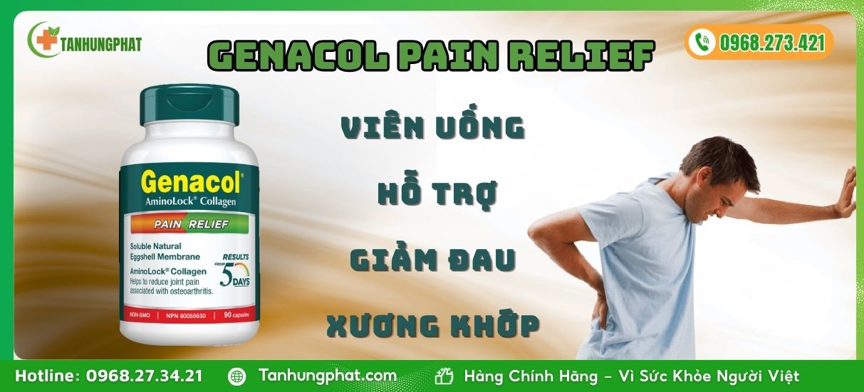 Viên Uống Genacol Pain Relief Hỗ Trợ Giảm Đau Khớp