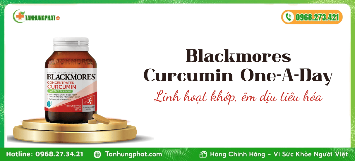 Giới Thiệu Blackmores Curcumin One-A-Day