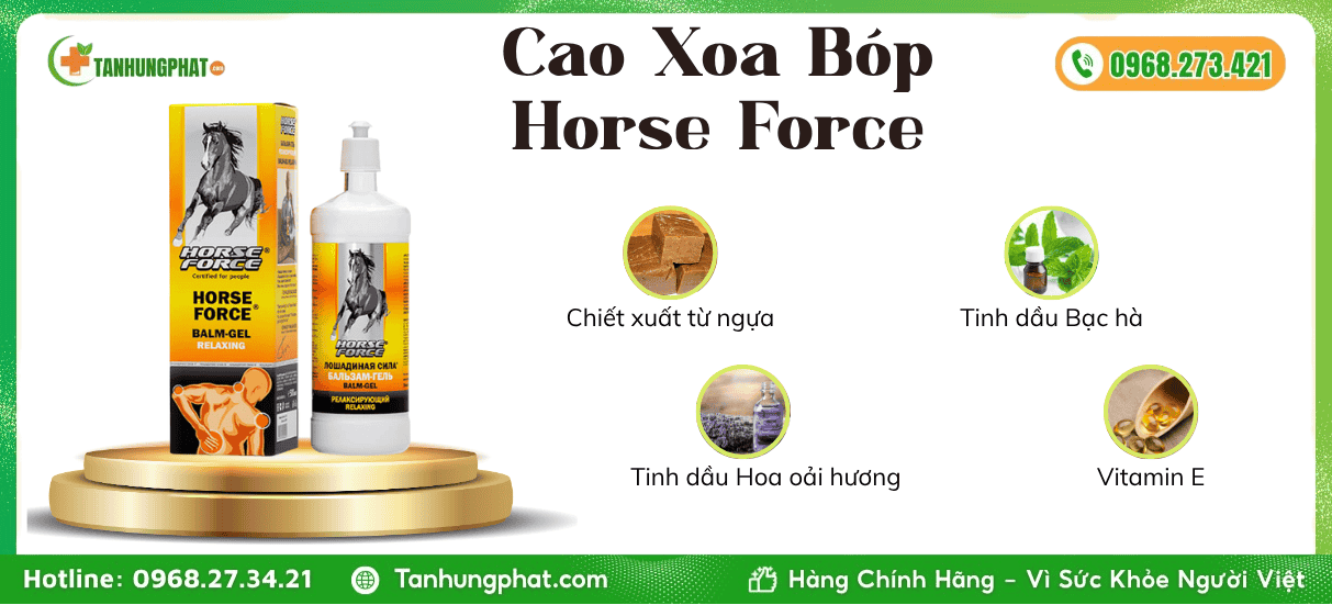 Giới Thiệu Cao Xoa Bóp Horse Force