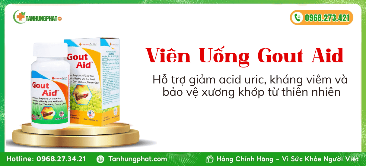 Giới Thiệu Viên Uống Gout Aid
