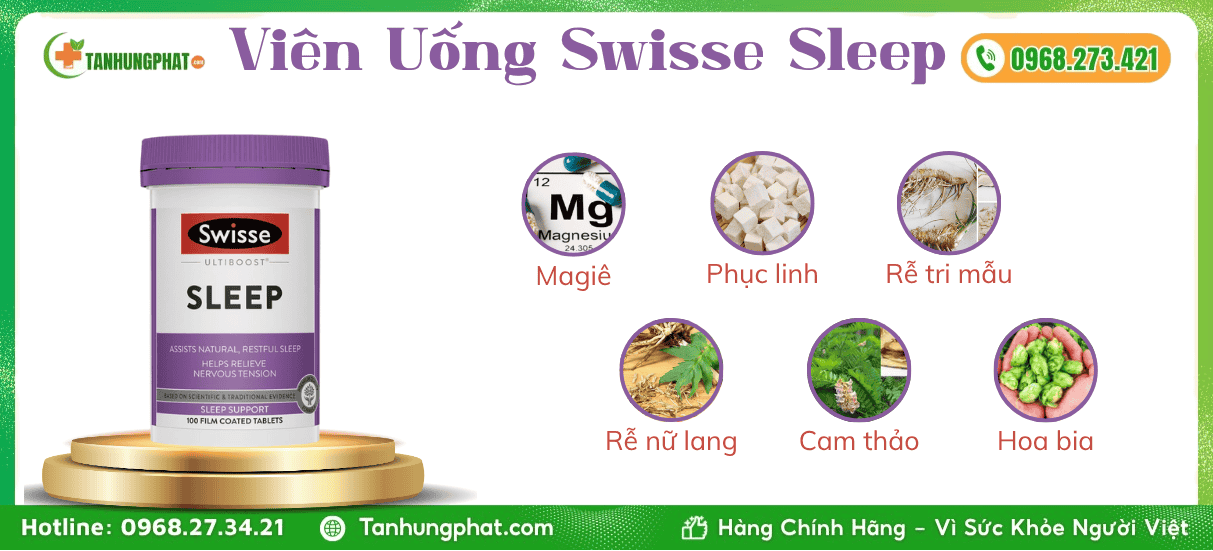 Giới Thiệu Viên Uống Swisse Sleep