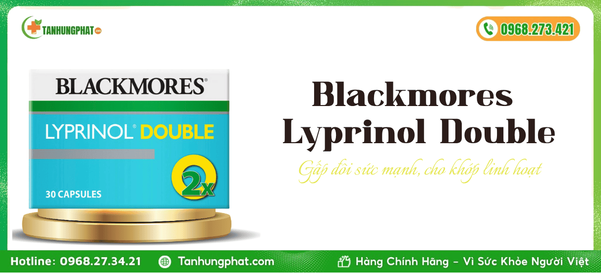 Giới thiệu Blackmores Lyprinol Double