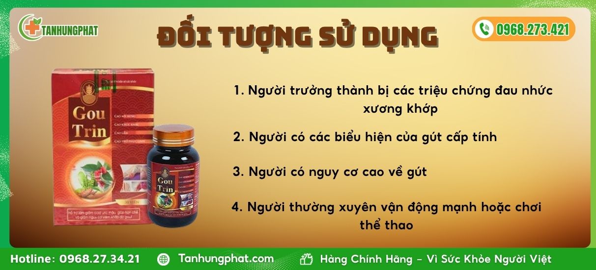 Đối tượng sử dụng GouTrin