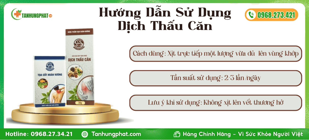 Hướng Dẫn Sử Dụng Dịch Thấu Căn