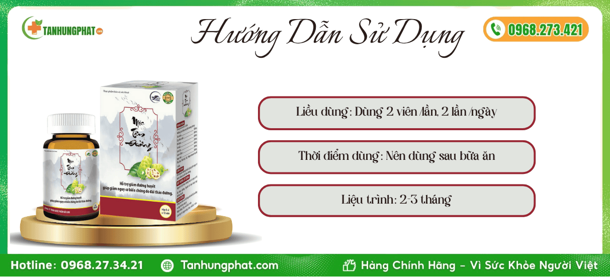 Hướng Dẫn Sử Dụng Viên Uống Mộc Tâm Đường