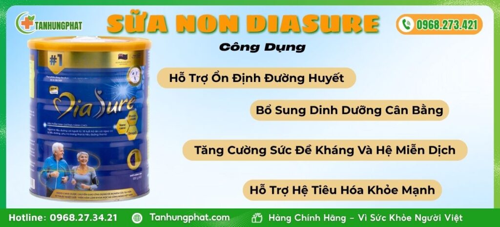 Công Dụng Sữa Non DiaSure