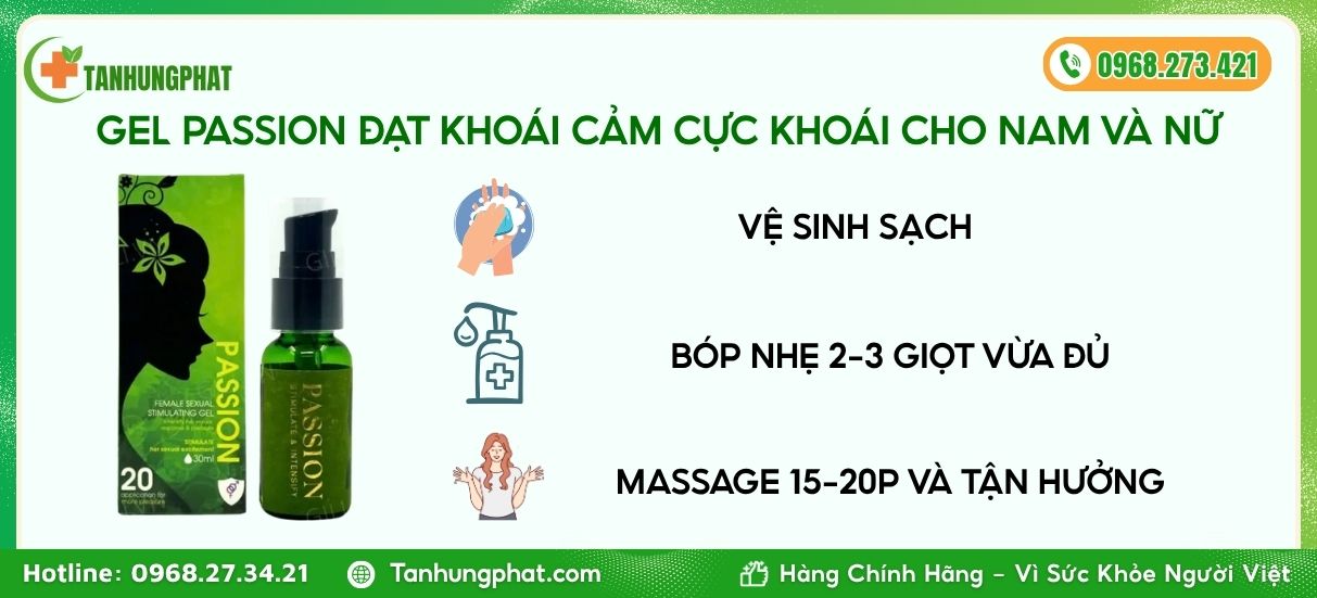gel bôi trơn passion