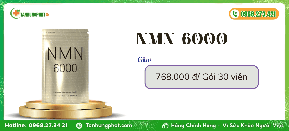 NMN 6000 giá bao nhiêu